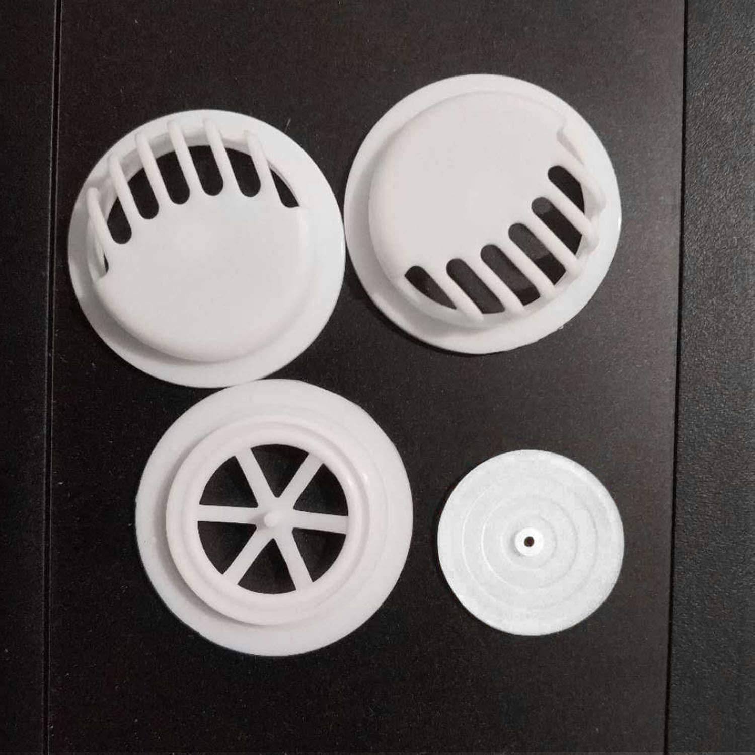 100 PACK Anti Dust Protection Filter Air Breathing DIY Valves Accessories for Kids Adult Outdoor - White