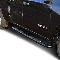 Vista 6 de Westin 23-4085 E-Series 3 Nerf Step Bars se adapta a Ram 1500 Crew Cab 2019-2023 (Excl. Ram 1500 Classic), color negro, 1 par