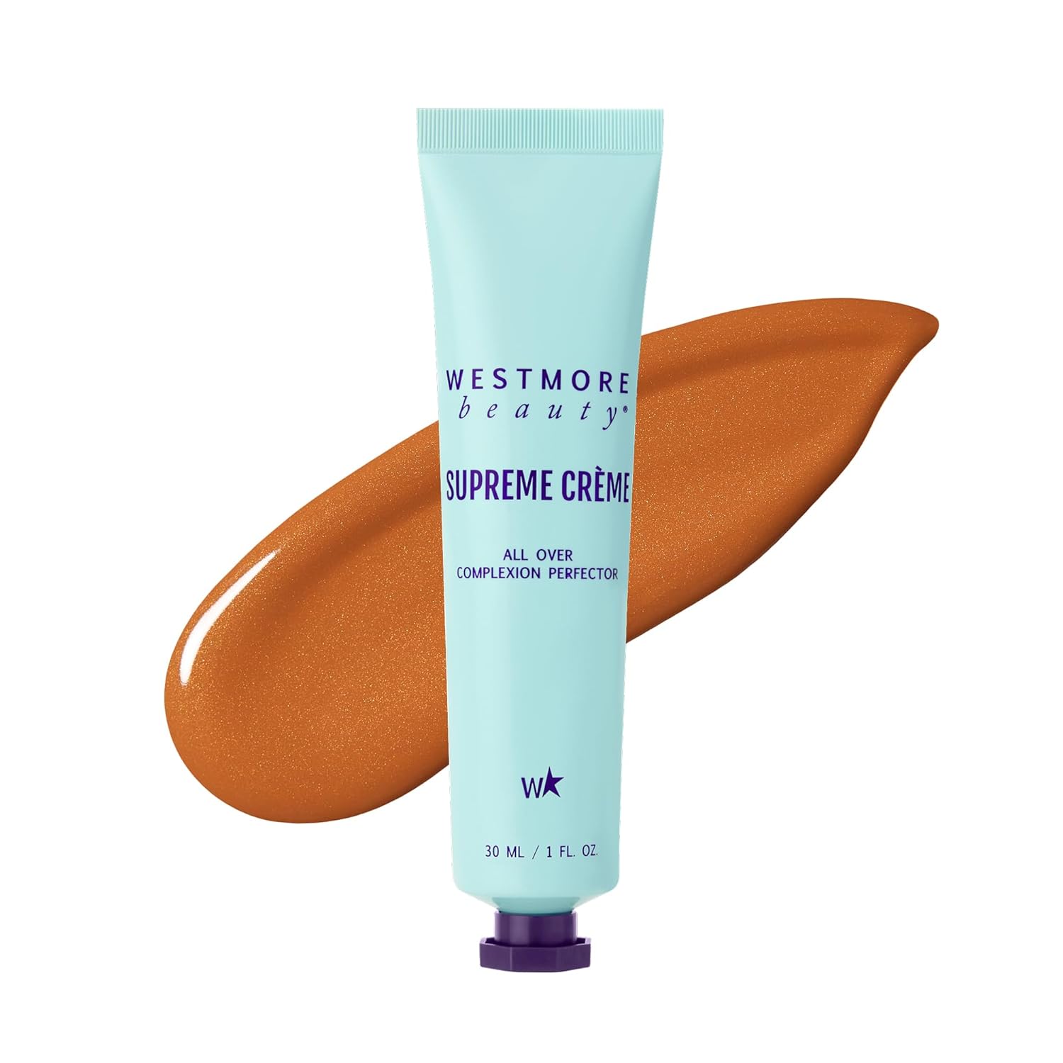 Westmore Beauty Supreme Creme All-Over Complexion Perfector – Long-Lasting CC Cream Foundation – Waterproof & Transfer-Resistant Skin Tint – 1 Oz (Rich)