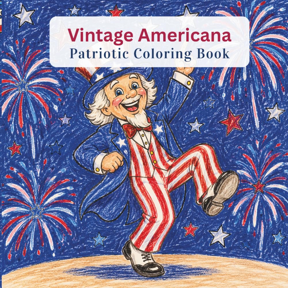 Vintage Americana: Patriotic Coloring Book