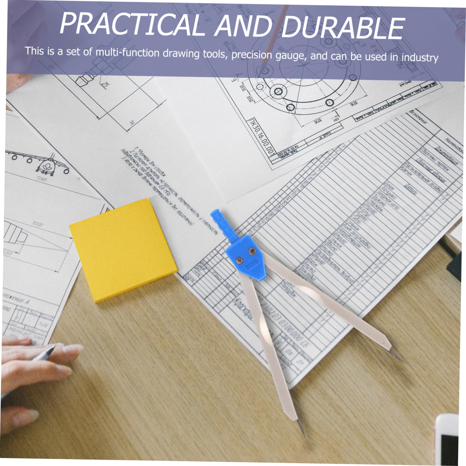 HOMSFOU Measuring Caliper with Protective Sleeve Medical Measurement Tool for Design for Precision Measurement Drafting and Making