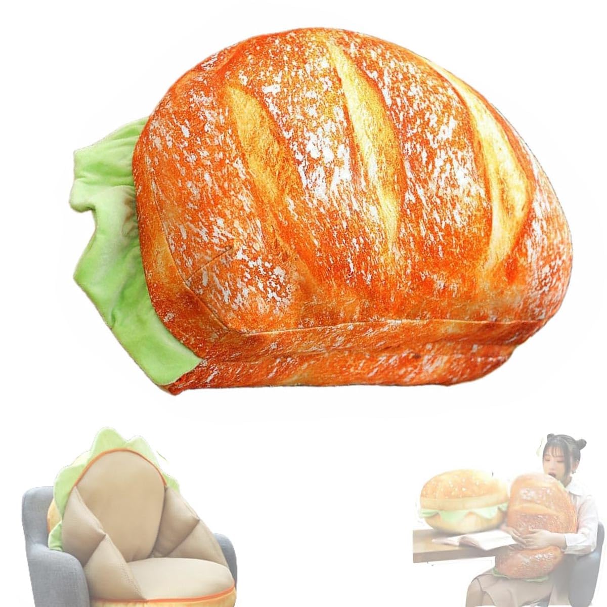 Amazon.com: LELEBEAR Hamburger Pillow Head Inside, Cheeseburger