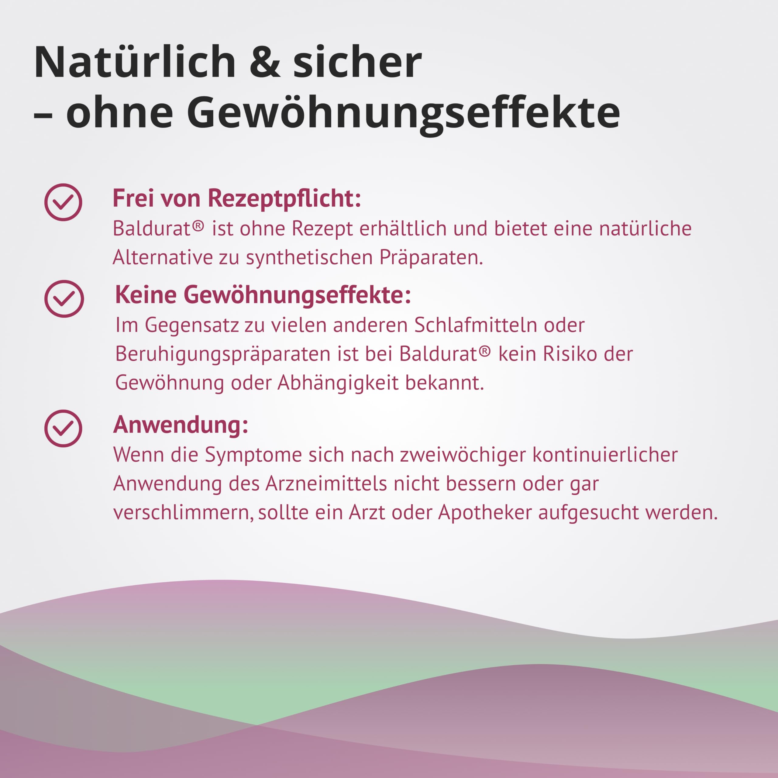 bei Schlafstörungen und Unruhezuständen: Baldrian Tabletten 650 mg, hochdosiert und pflanzlich, ohne Gewöhnungseffekt oder Risiko einer Abhängigkeit, ab 12 Jahren, 50 Stk.