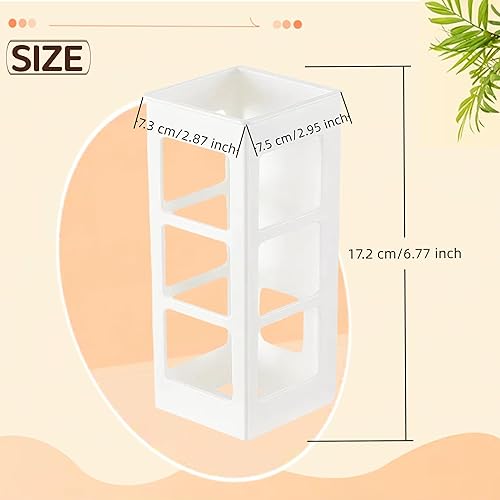 Miniatura 5 de Juego de 2 organizadores de herramientas para el cabello para montaje en pared, organizador de herramientas de pelo de baño colgante para rizador,