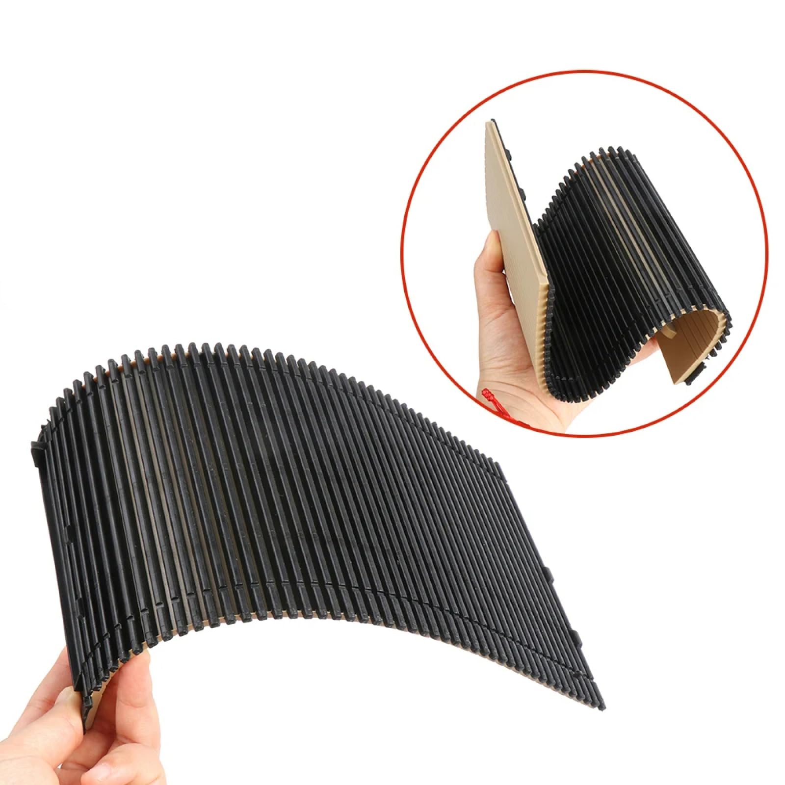 Para Buick Lacrosse Compartimento Central para Coche persianas correderas portavasos Cubierta de persiana Enrollable reemplazo Estilo de Coche 2009-2013 9067269