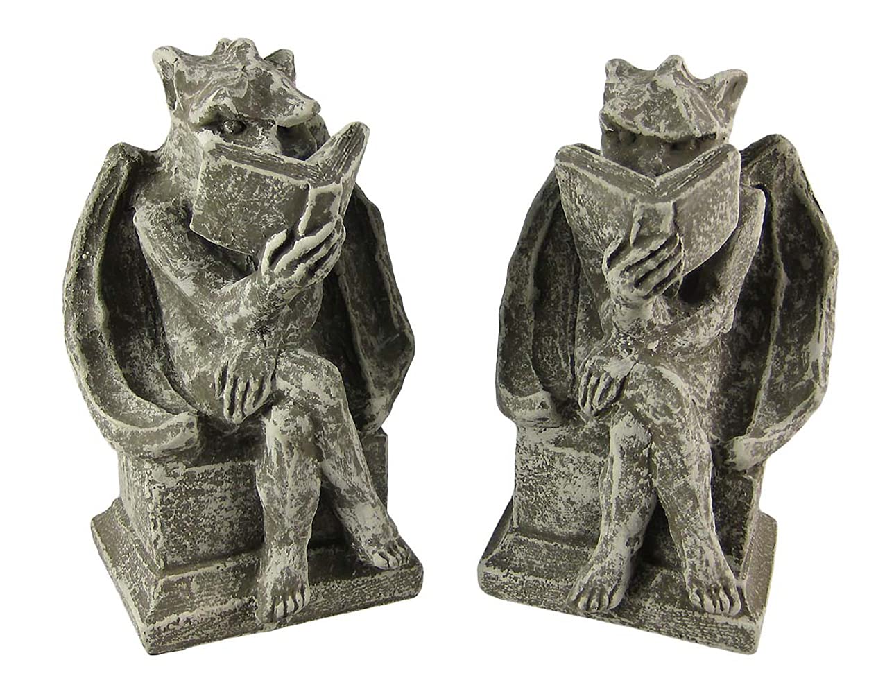 Cool Bookworm Gargoyle Book Ends Bookends Reading