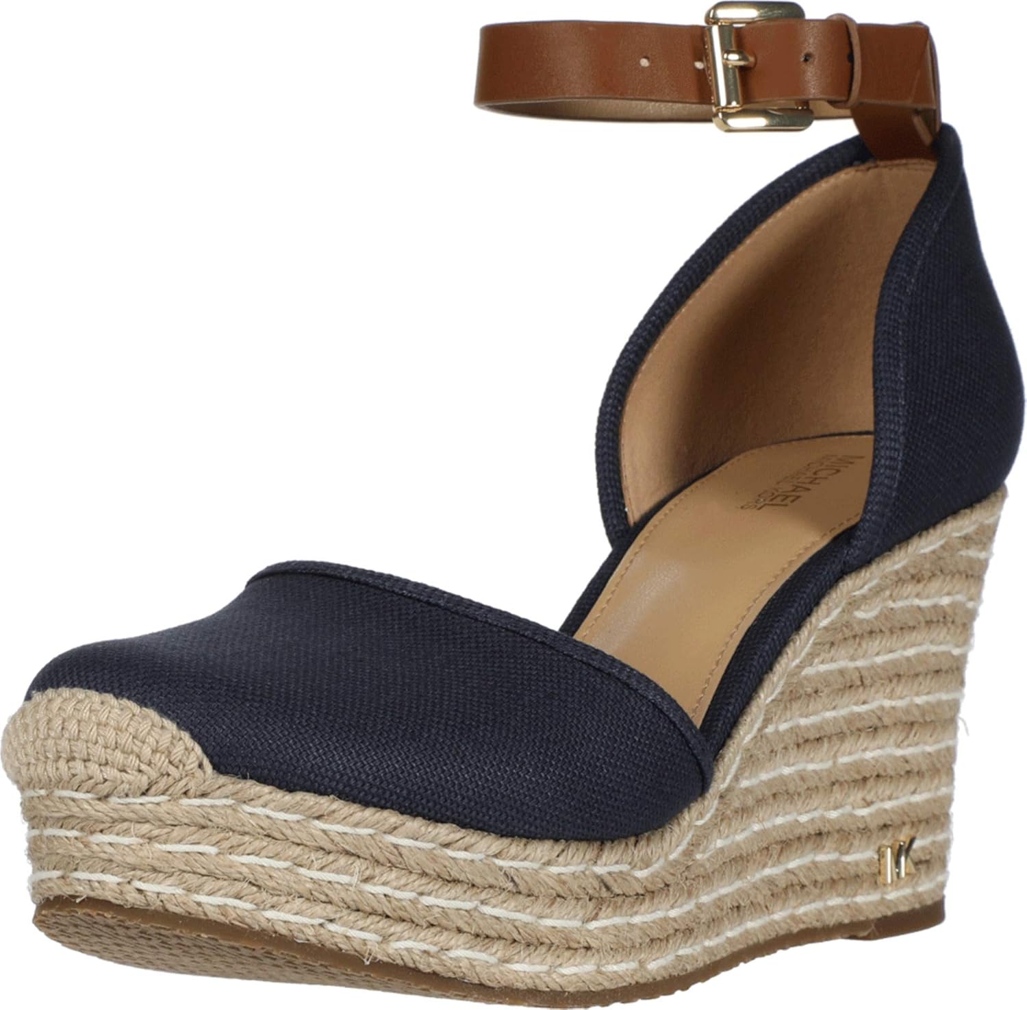 Michael Kors Kendrick Wedge Navy 10 M