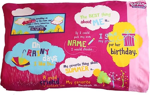 Miniatura 2 de playtime edventures - Funda de almohada rosa de cuentos  Juega, aprende y duerme  Súper divertida para niños y adolescentes  Más de 20 mensajes