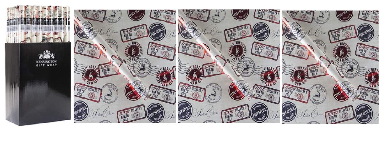3 Pack of 70CM x 2M Wrap Wrapping Paper Ideal for All Occasions Hot Foil, 1 count (Pack of 3) - Image 3