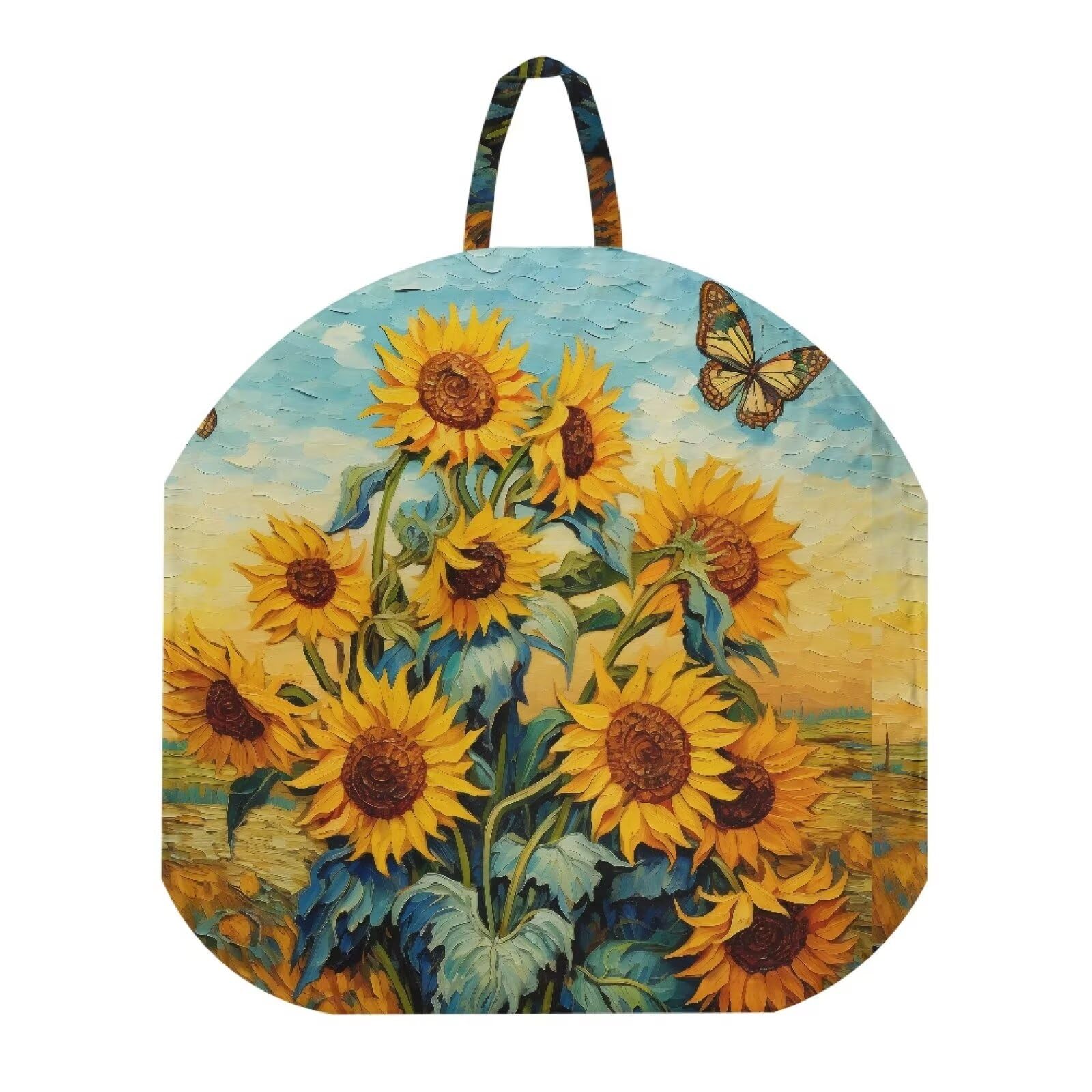 Voxugoniy Newborn Lounger Cover, Sunflower Design Soft Elastic Newborn Lounger Cover Removable Reusable Newborn Lounger Cover Comfortable Lounger Slipcover for Baby Lounger