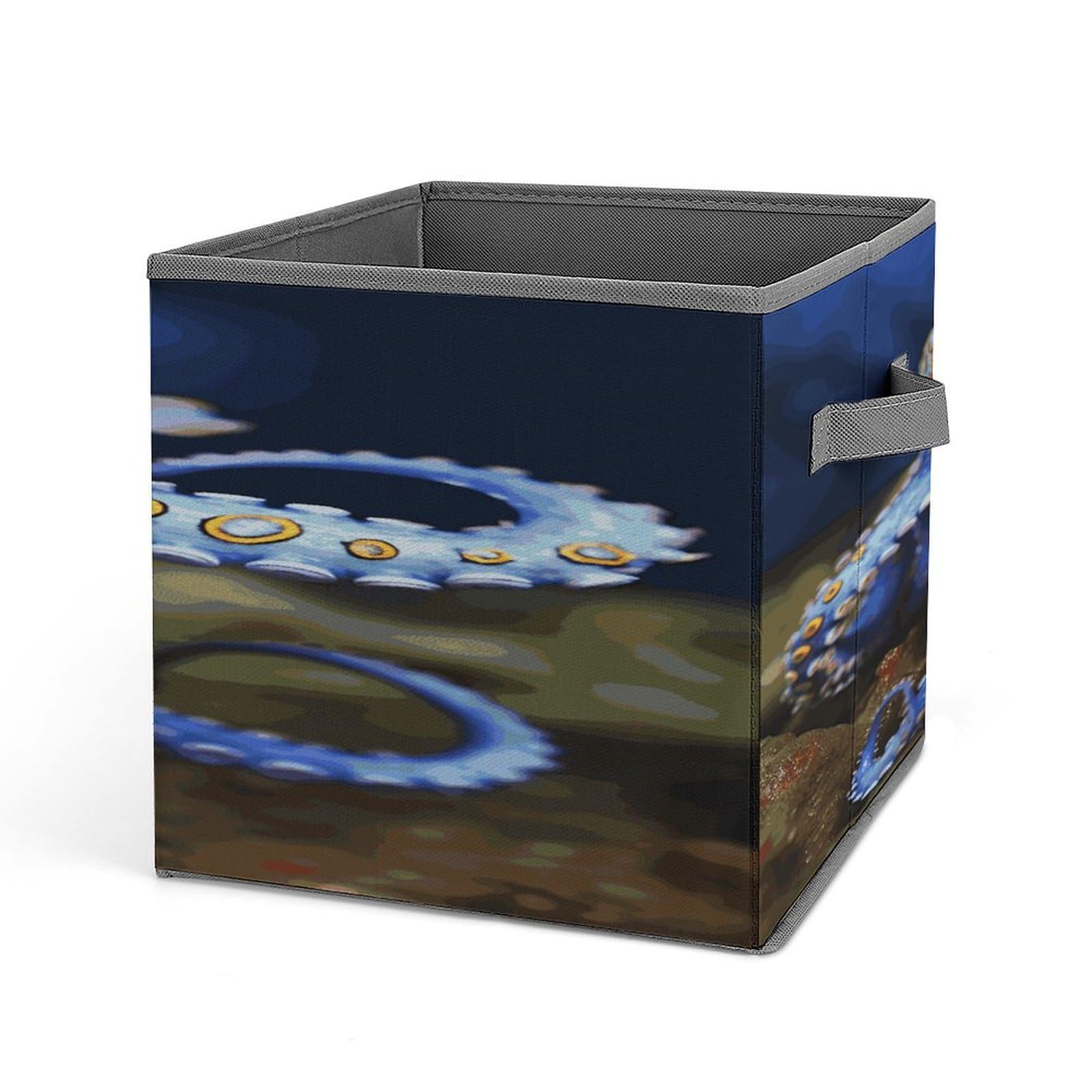 Fekiloot Style Blue Ringed Octopus Storage Bins Storage Baskets