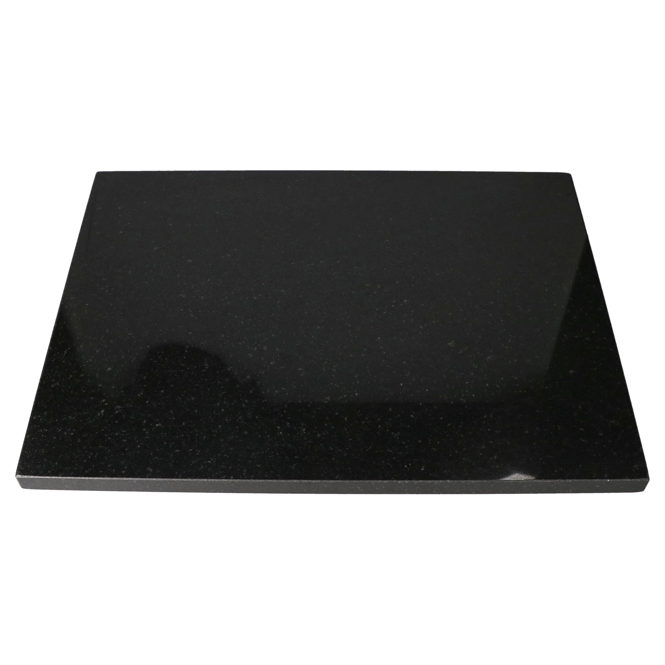Tagliere in pietra, 40 x 30 cm, nero, pietra naturale, piatto da portata, sottobicchieri decorativi, accessorio I antiscivolo