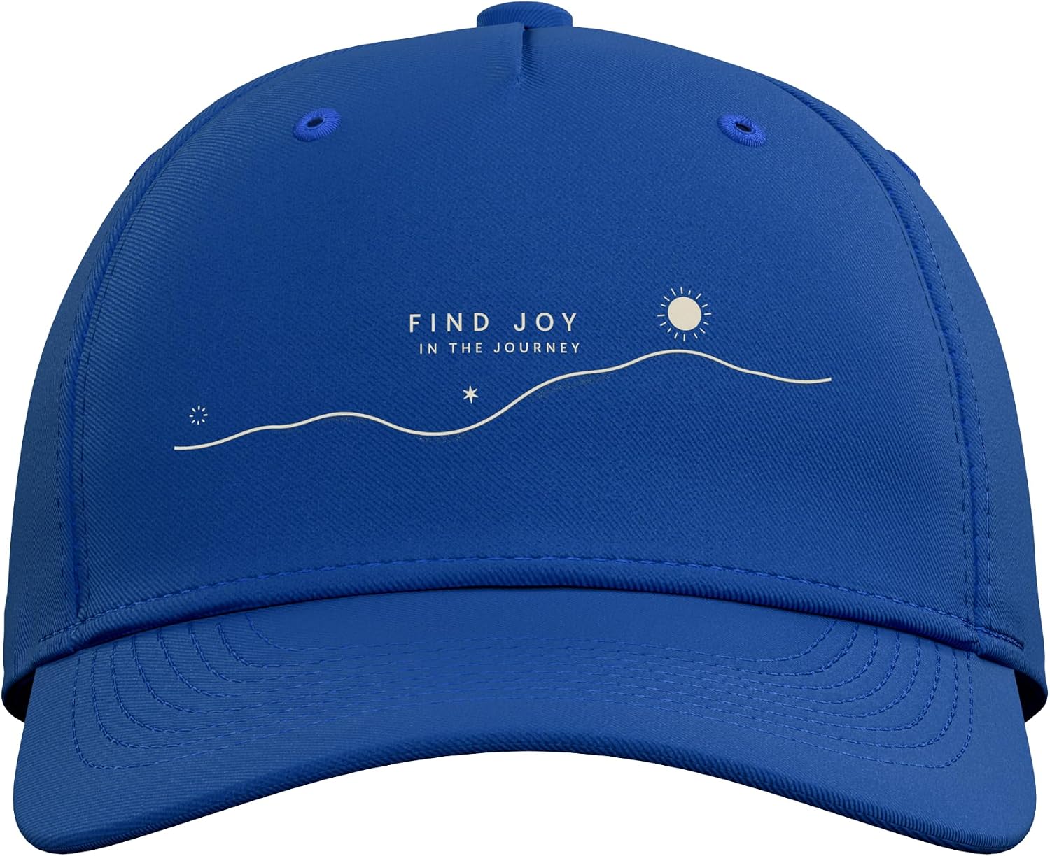 Find Joy In The Journey Inspiring Wall Art Motto Adjustable Baseball Hat image 2