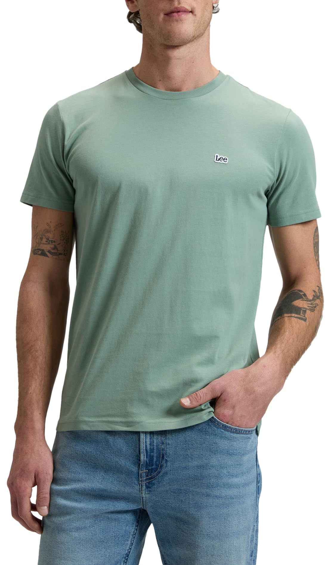 Lee, Men's T-Shirt SS Patch Logo Tee