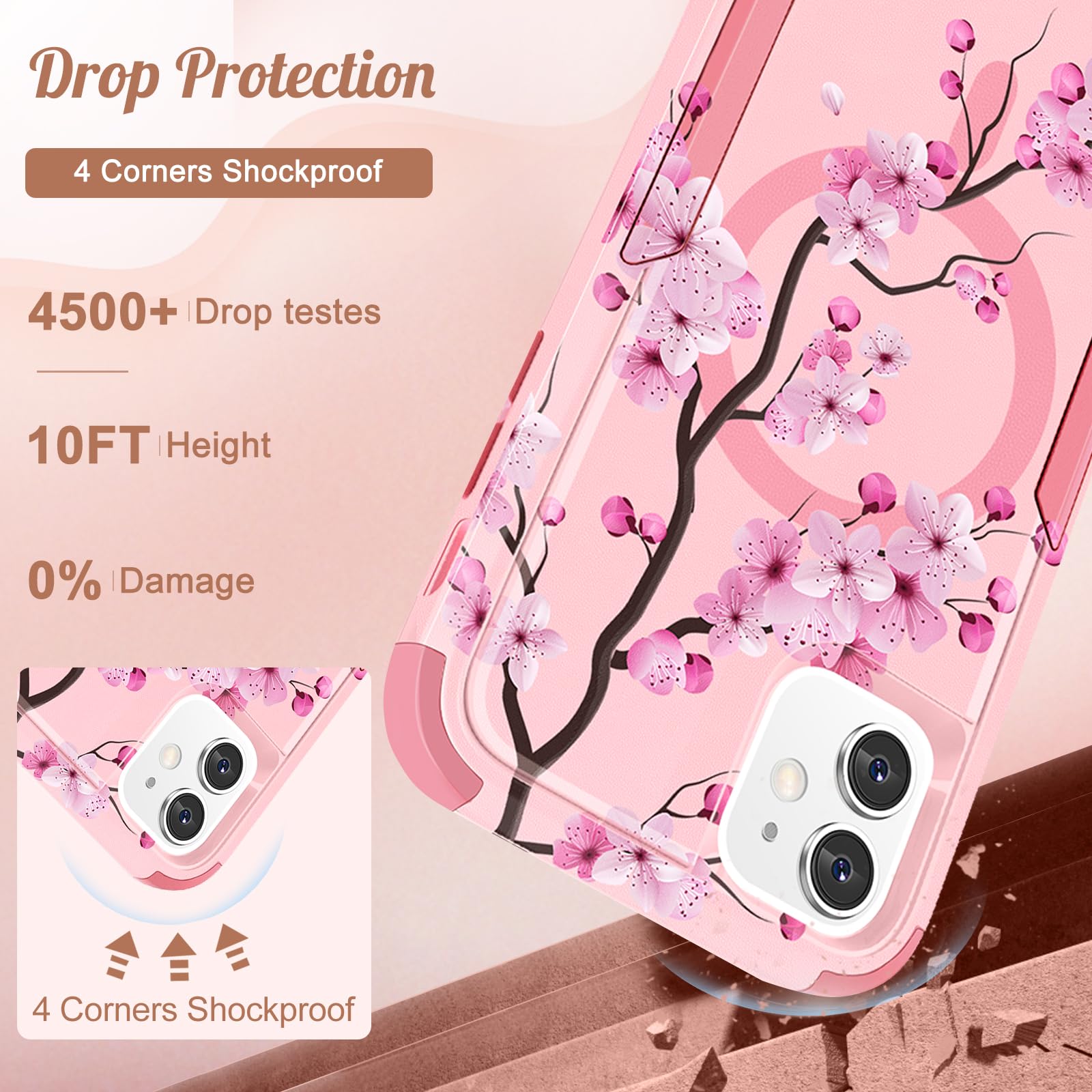 Amazon.com: LISEVO for iPhone 11 Phone Case - Compatible with