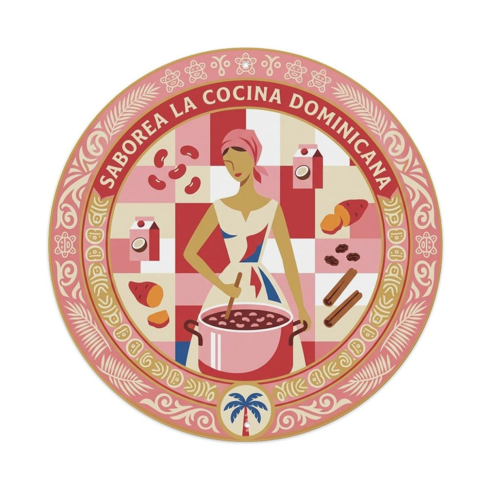Habichuelas Con Dulce Dominican Cuisine Travel Food Metal Tin Sign