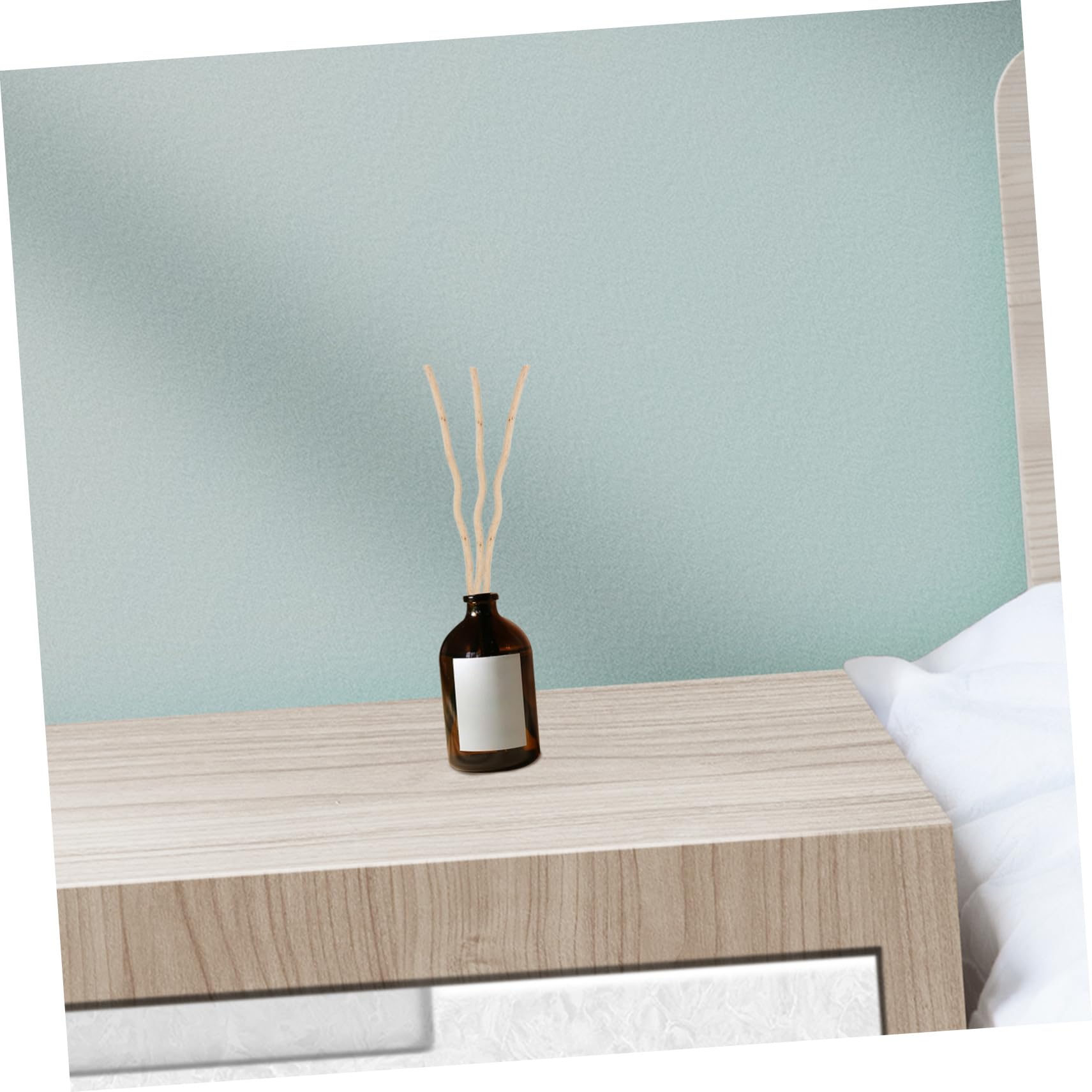 FRCOLOR 250pcs Natural Curved Rattan Diffuser Sticks for Essential Oils Fragrance Diffuser Rods for Home Kitchen Bedroom Living Room Absorption Pleasant