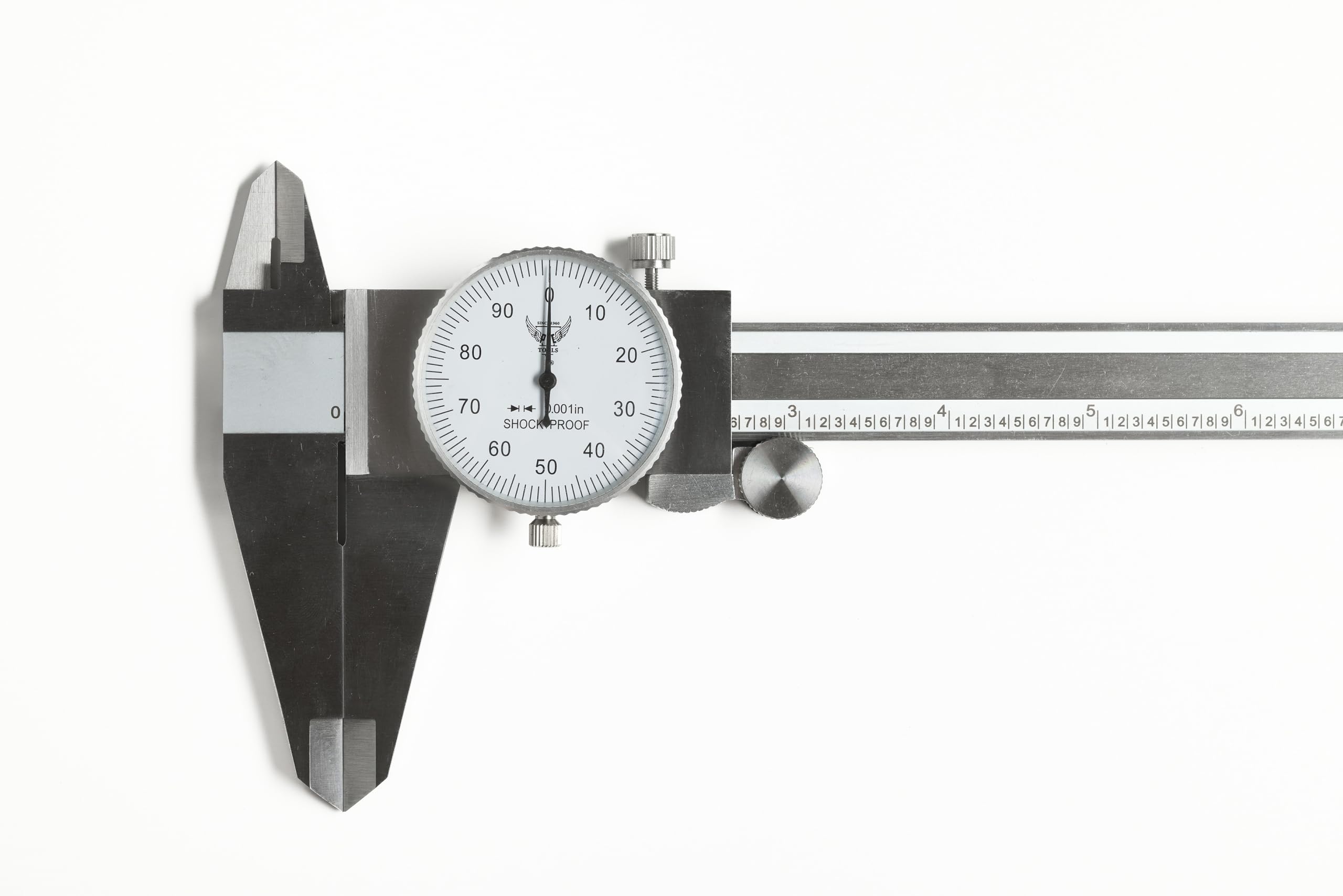 PEC Dial Caliper - 0-6 Inch Stainless Steel -10 PEC Dial Caliper - 0-6 Inch Stainless Steel -10