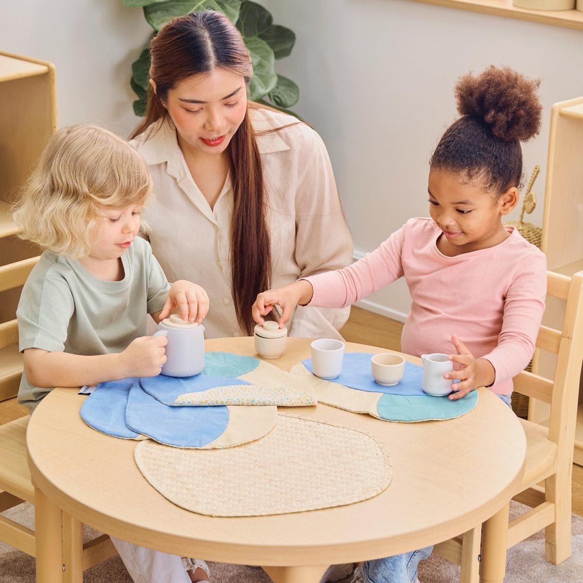Kaplan Early Learning Double-Sided Placemats - Set of 4