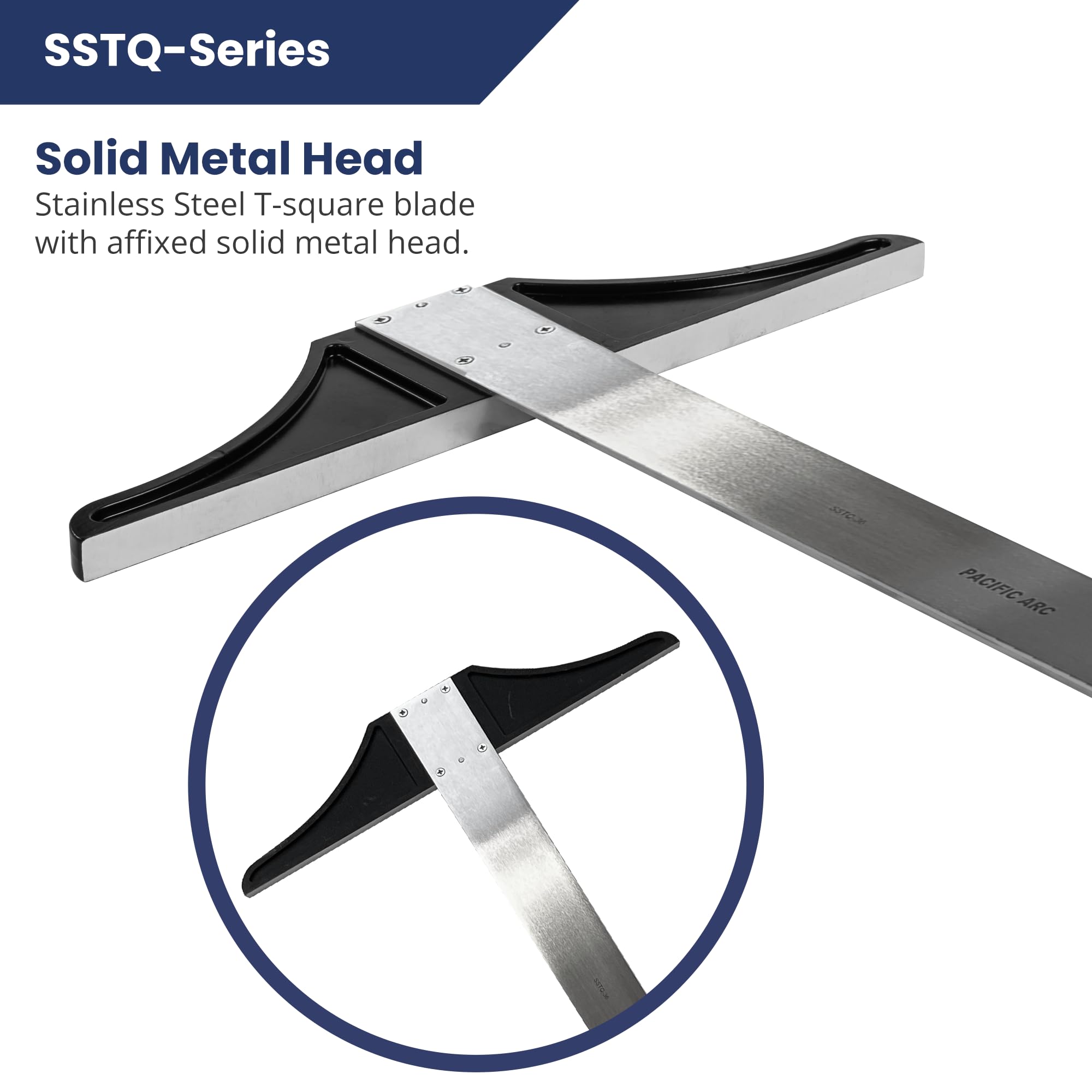 PACIFIC ARC SSTQ36 T-Quadrat Edelstahl 91,4 cm