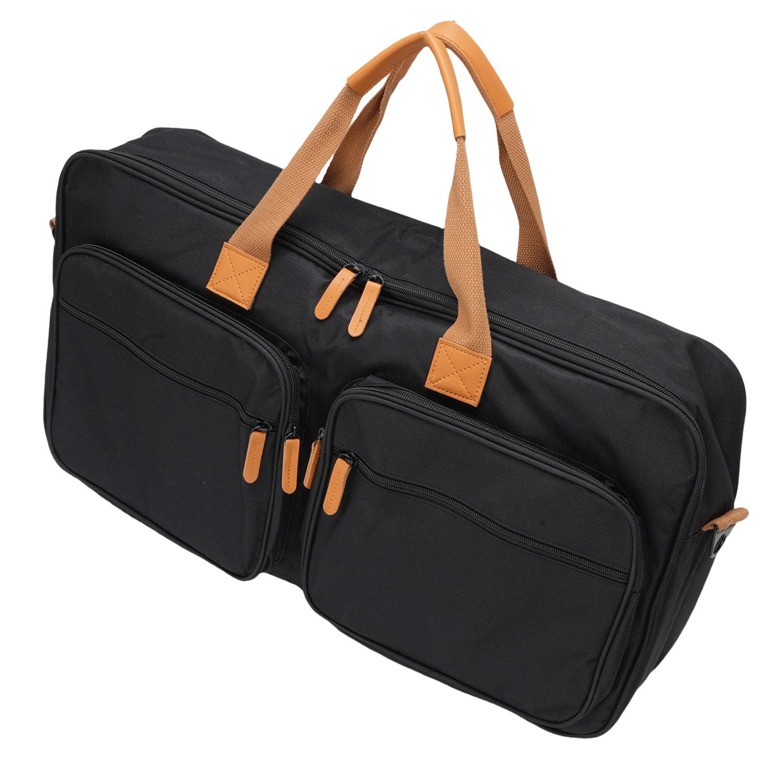 lyrlody Funda para Controlador DJ, Estuche de Transporte DJ, Bolsa de Almacenamiento 22x7x11.5in, Acolchado de Espuma, 2 Bolsillos Exteriores, Correa para Hombro con Asas
