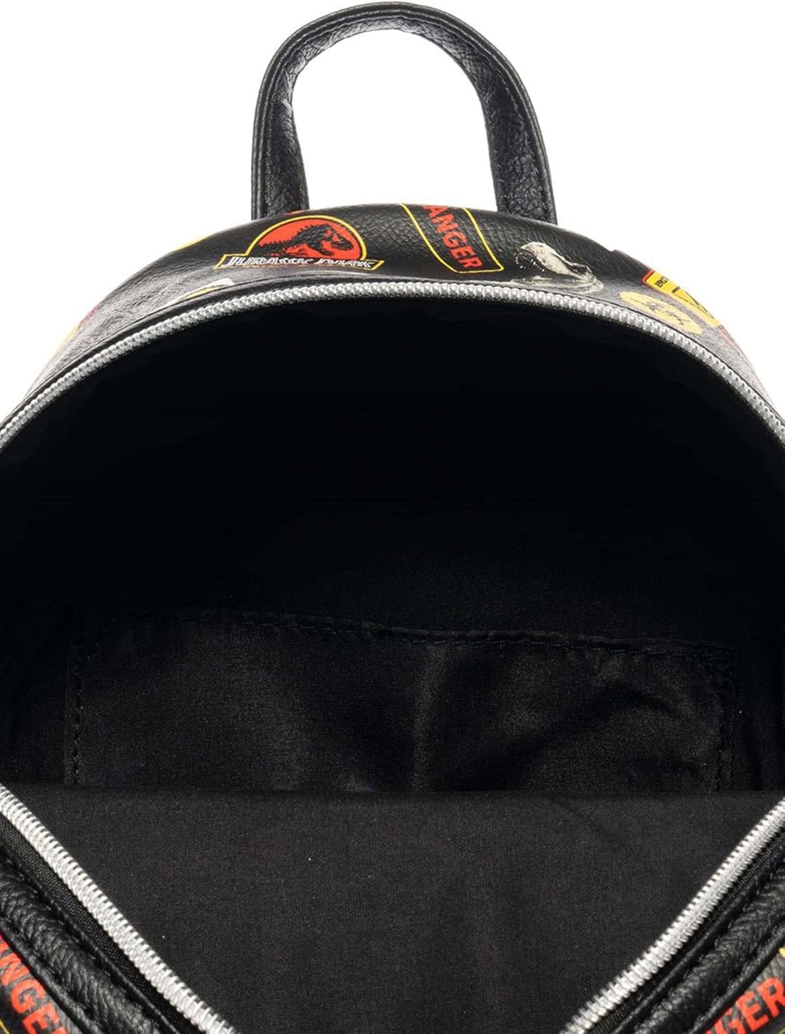Loungefly Jurassic Park Warning Signs Mini Backpack - Entertainment Earth Exclusive