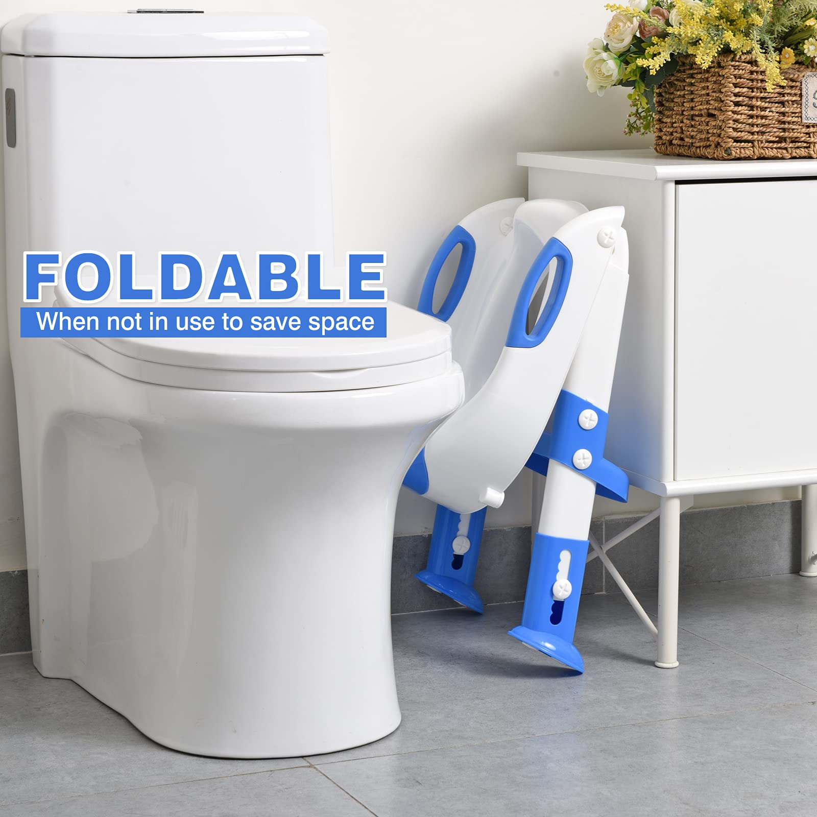 Buy 711TEK Potty Training Seat Toddler Toilet Seat with Step Stool