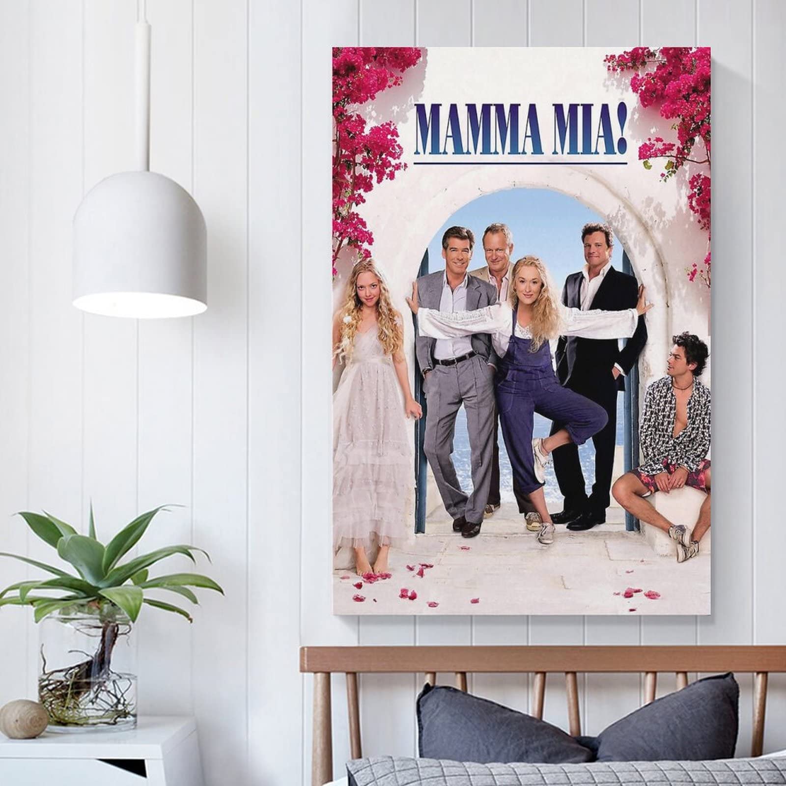 Poster De Film Vintage Mamma Mia 4 Sur Toile - Décoration Murale Pour