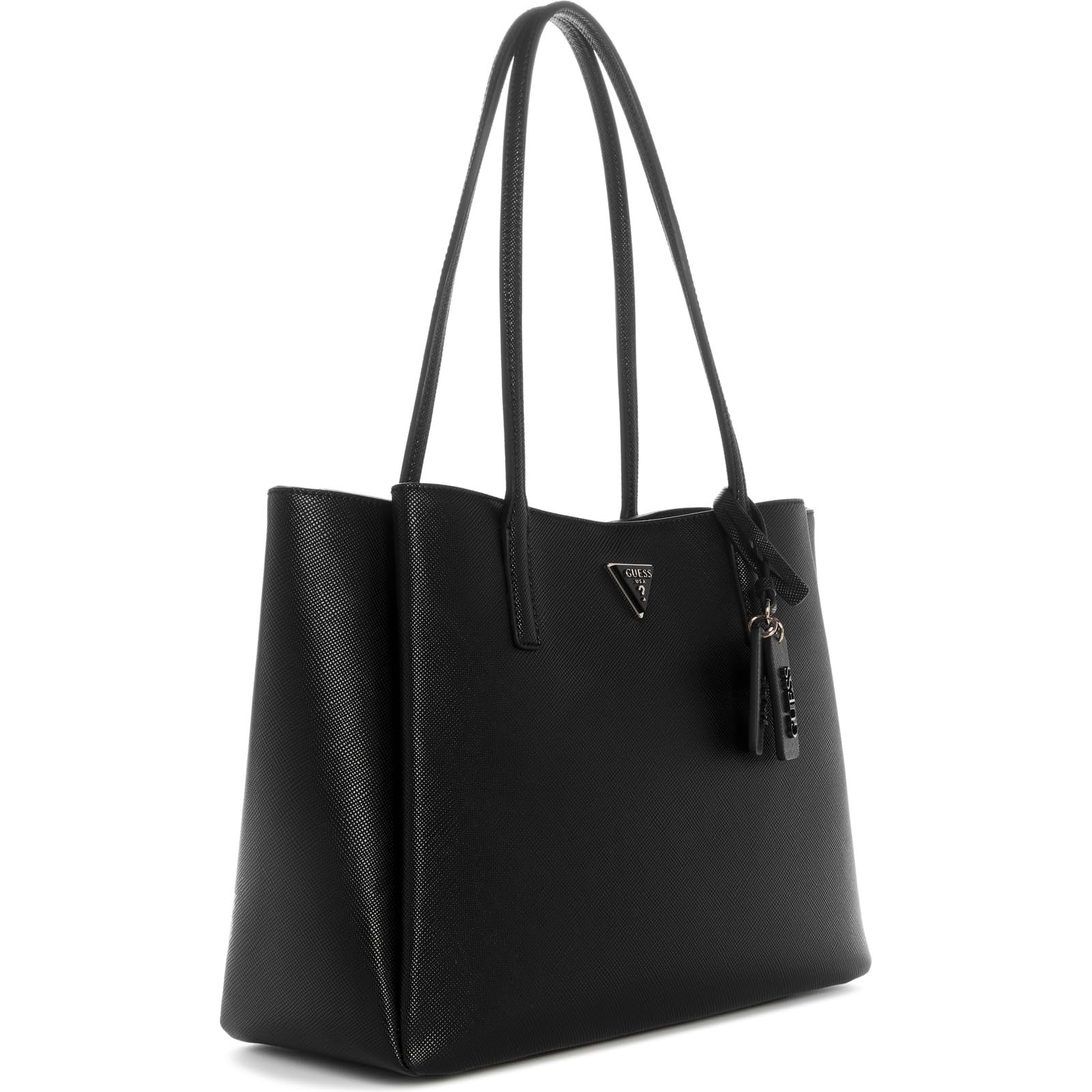 Guess Damen Tote Bag Noelle Ii Tech Tote Schwarz