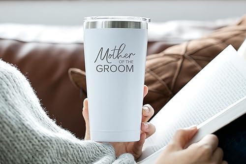 Miniatura 6 de Sodilly Vaso de acero inoxidable grabado, ideal para celebraciones de boda, regalos para la madre del novio, recuerdo especial para la madre del