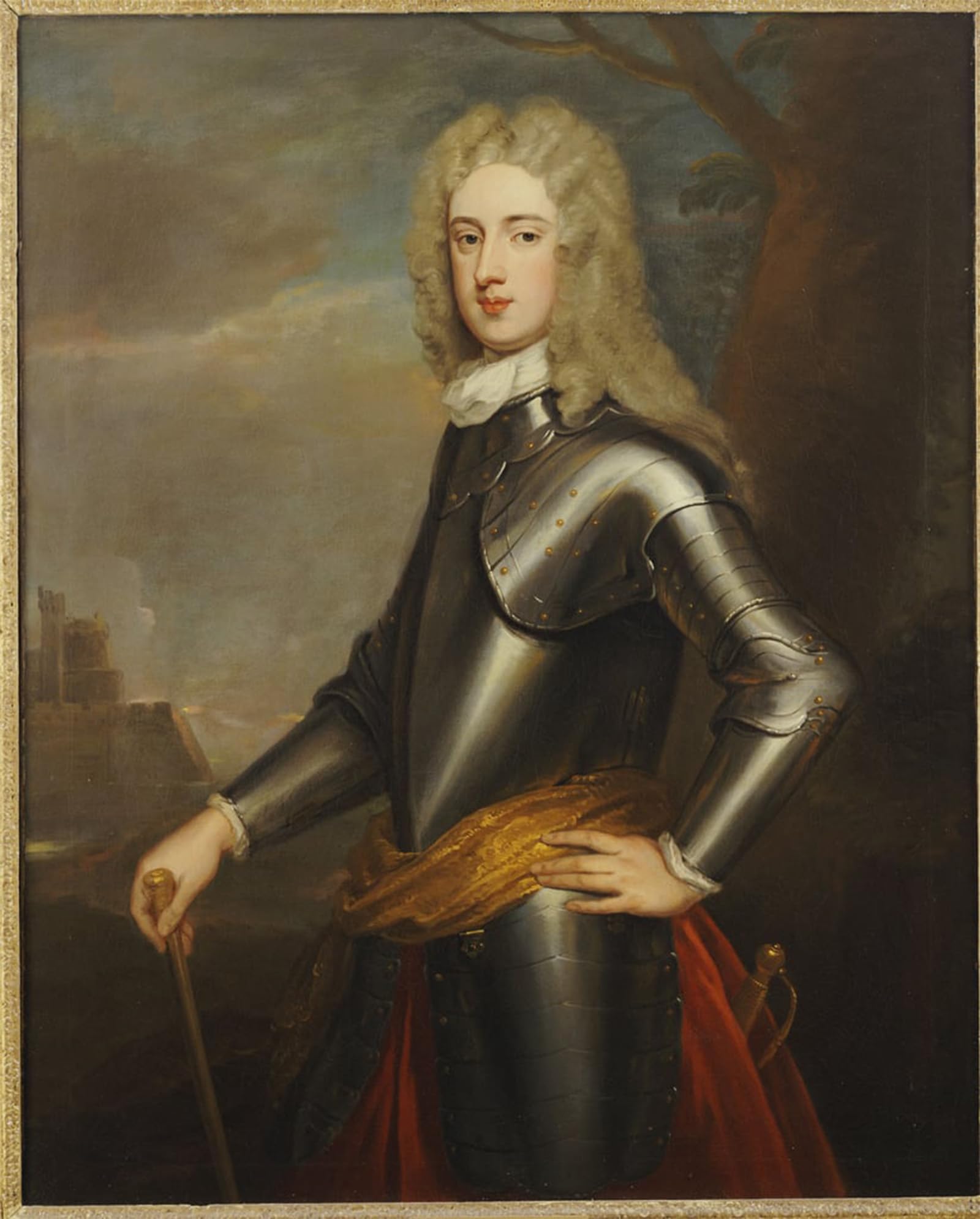 Artxlxxbn No Frame Famous Prints Artwork Pictures Poster Painting Art Portrait Of Brigadier-General Lord William Hay Of Newham By Godfrey Kneller Artwork Landscape Pictures For Home Decor 60X90cm
