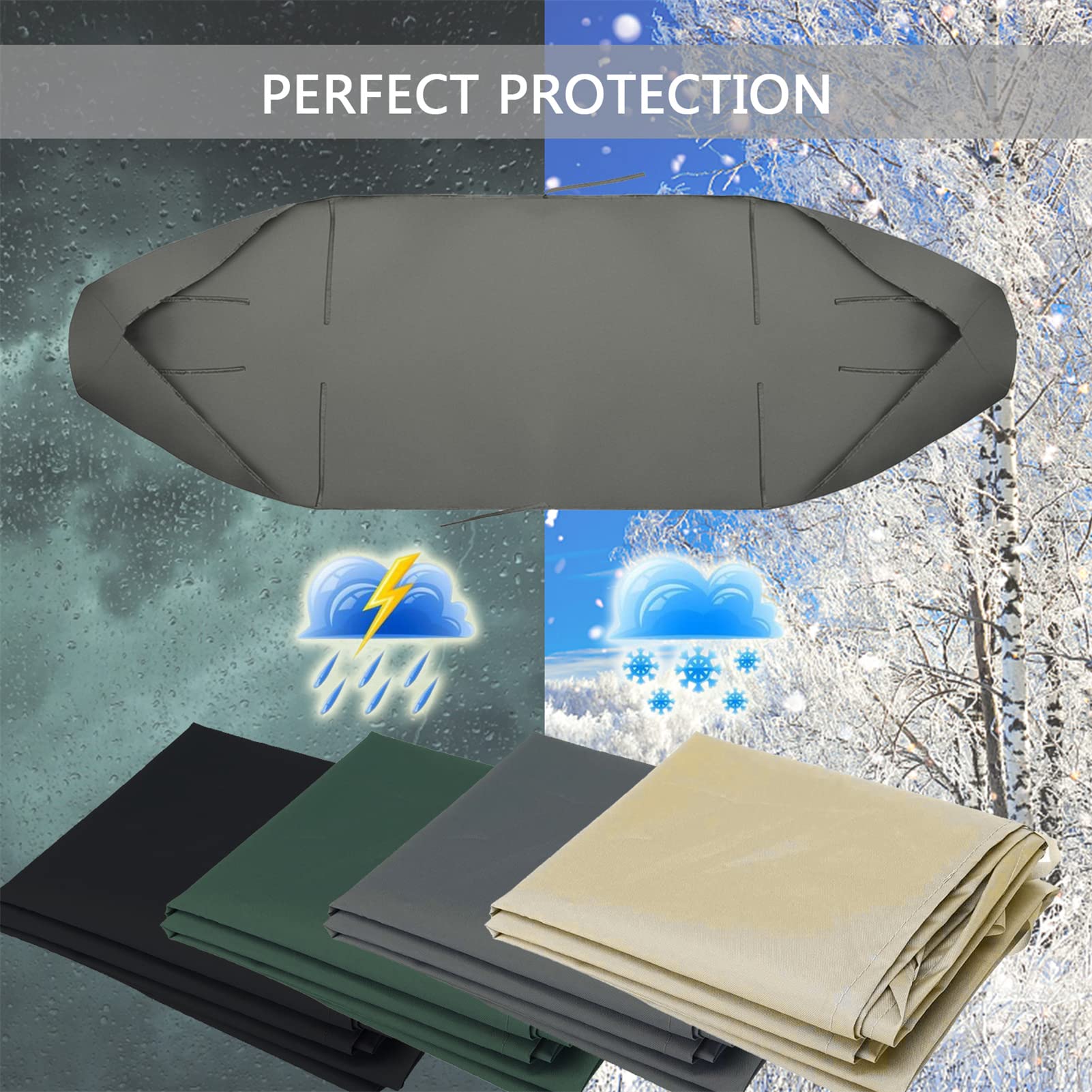 Sac De Protection pour Store Banne, 2m-5m Housse De Protection Anti-poussière pour Auvent De Terrasse Housse De Rangement pour Auvent De Terrasse