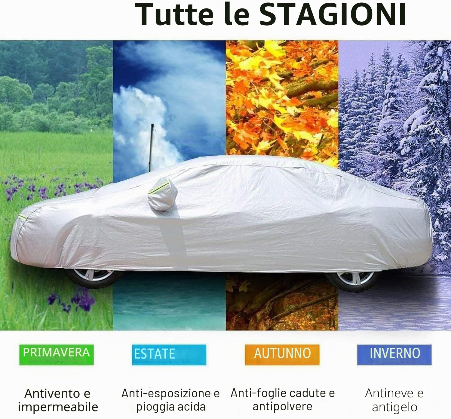 Telo Antigrandine Per Auto per Skoda Kamiq 2024, Telo Copriauto Antigrandine, Copri Auto Anti Grandine, Impermeabile Traspirante, Anti-UV, Protezione Dal Sole E Dalla Polvere lk423