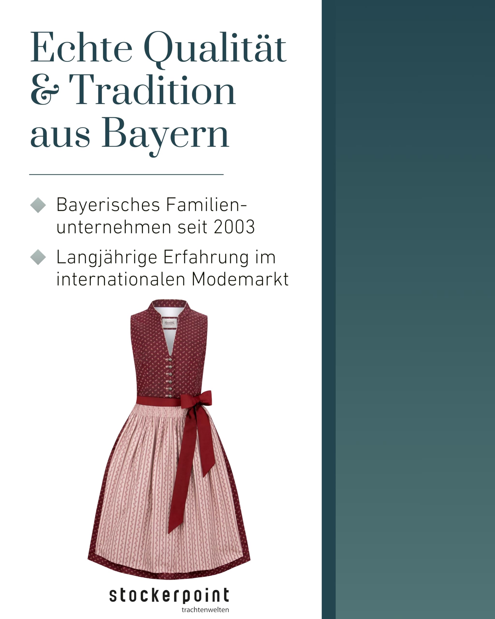 Damen Dirndl Hannah Kleid für besondere Anlässe (1er Pack)