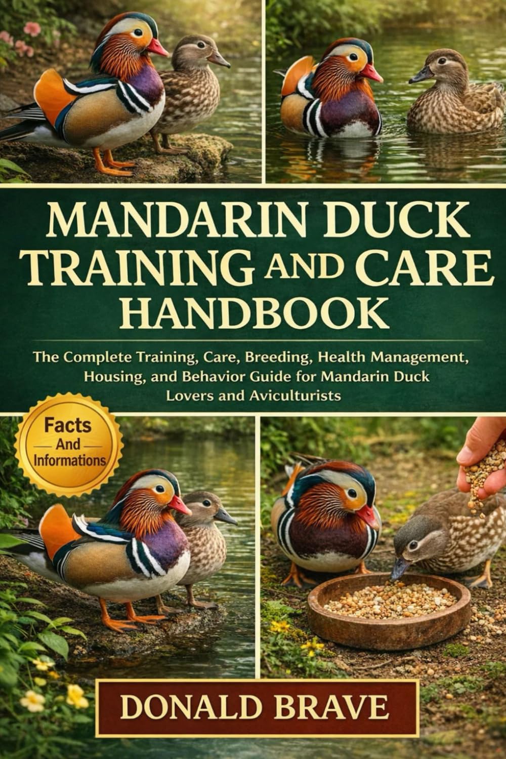 MANDARIN DUCK TRAINING AND CARE HANDBOOK: The Complete Training, Care, Breeding, Health Management, Housing, and Behavior Guide for Mandarin Duck Lovers and Aviculturists.