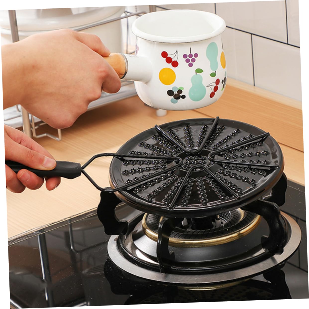 VICASKY Cookware Accessory Heat Diffuser Plate Anti- Conduction Plate for Gas Stove