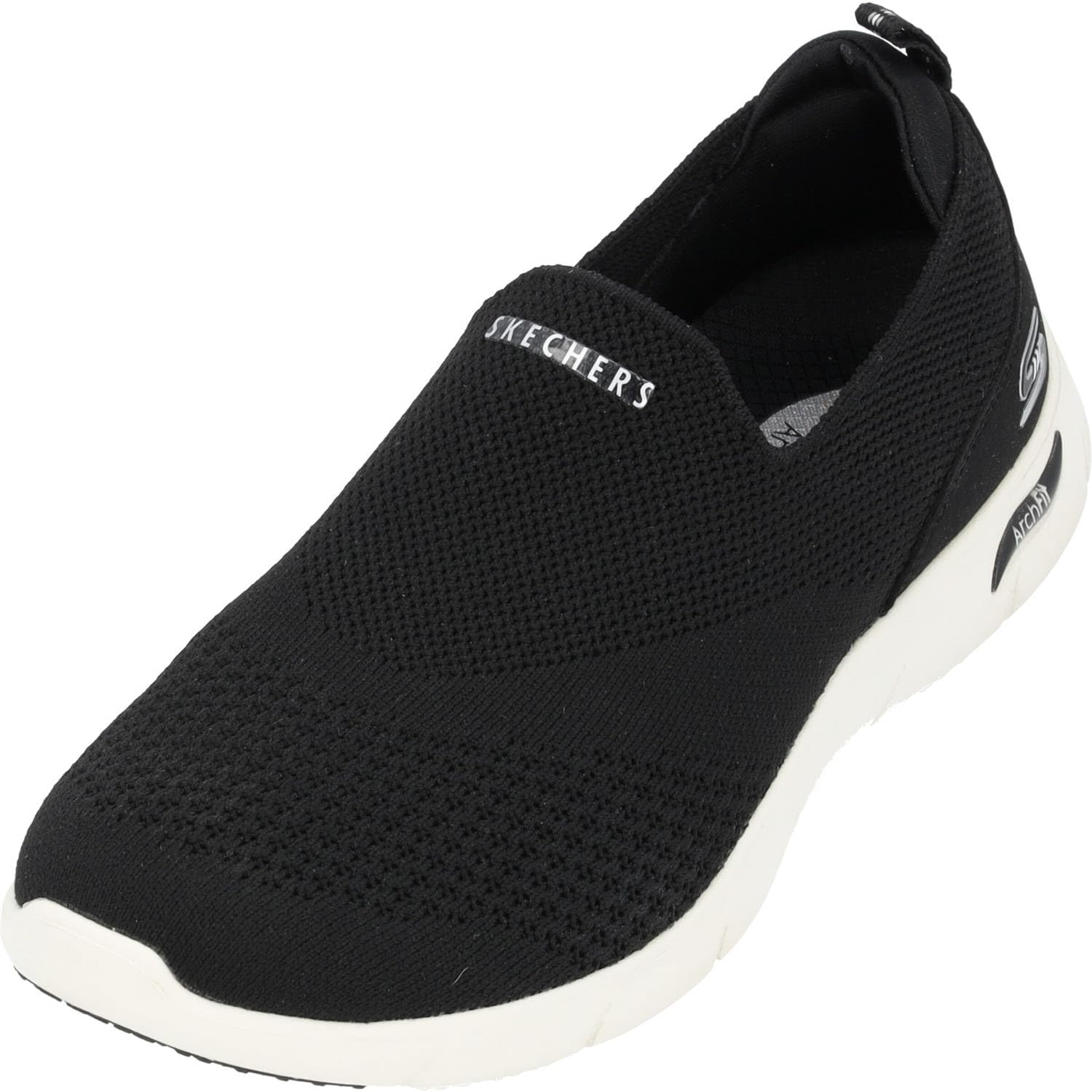 Black Knit W White Trim