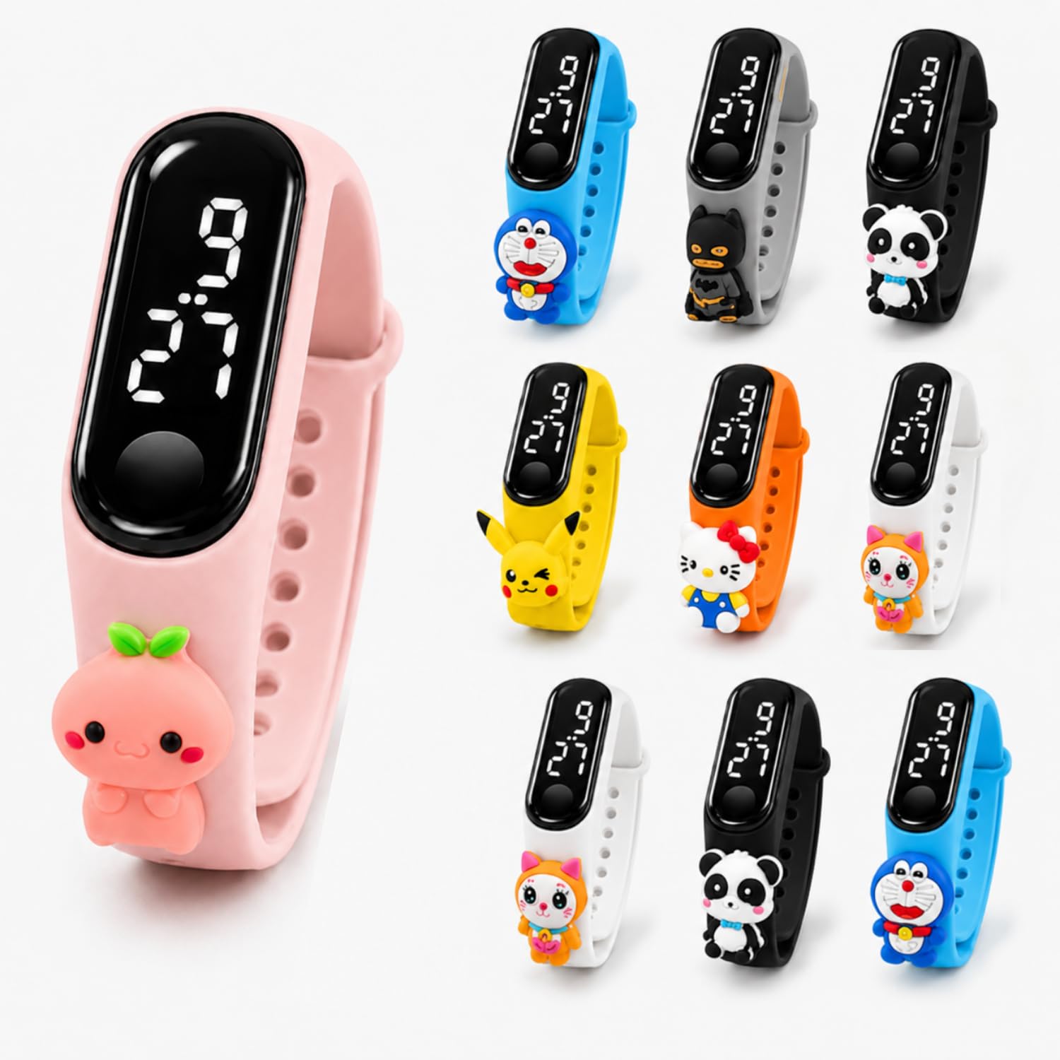 Toy Imagine Return Gifts for Kids Digital Watches (Pack of 10)Assorted Cartoon LED Wrist Watches Birthday Return Gifts for Kids Age 6-12 Years Party Favors School Prize Gifts for Boys & Girls-image-18