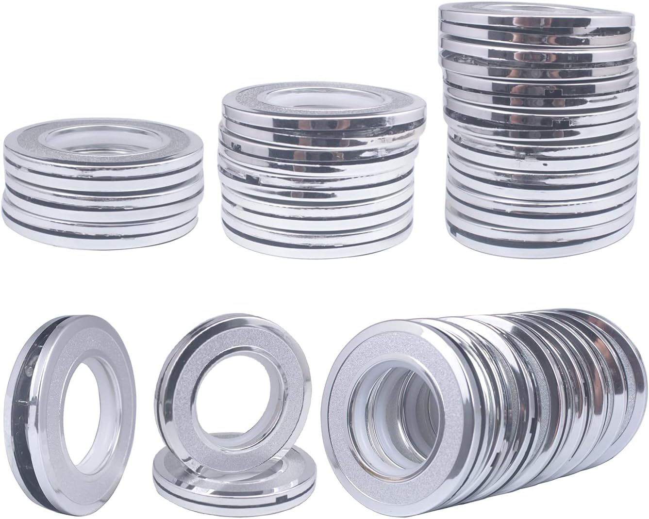 Curtain Grommet，32 Pack Inner Diameter 19/16"(40mm