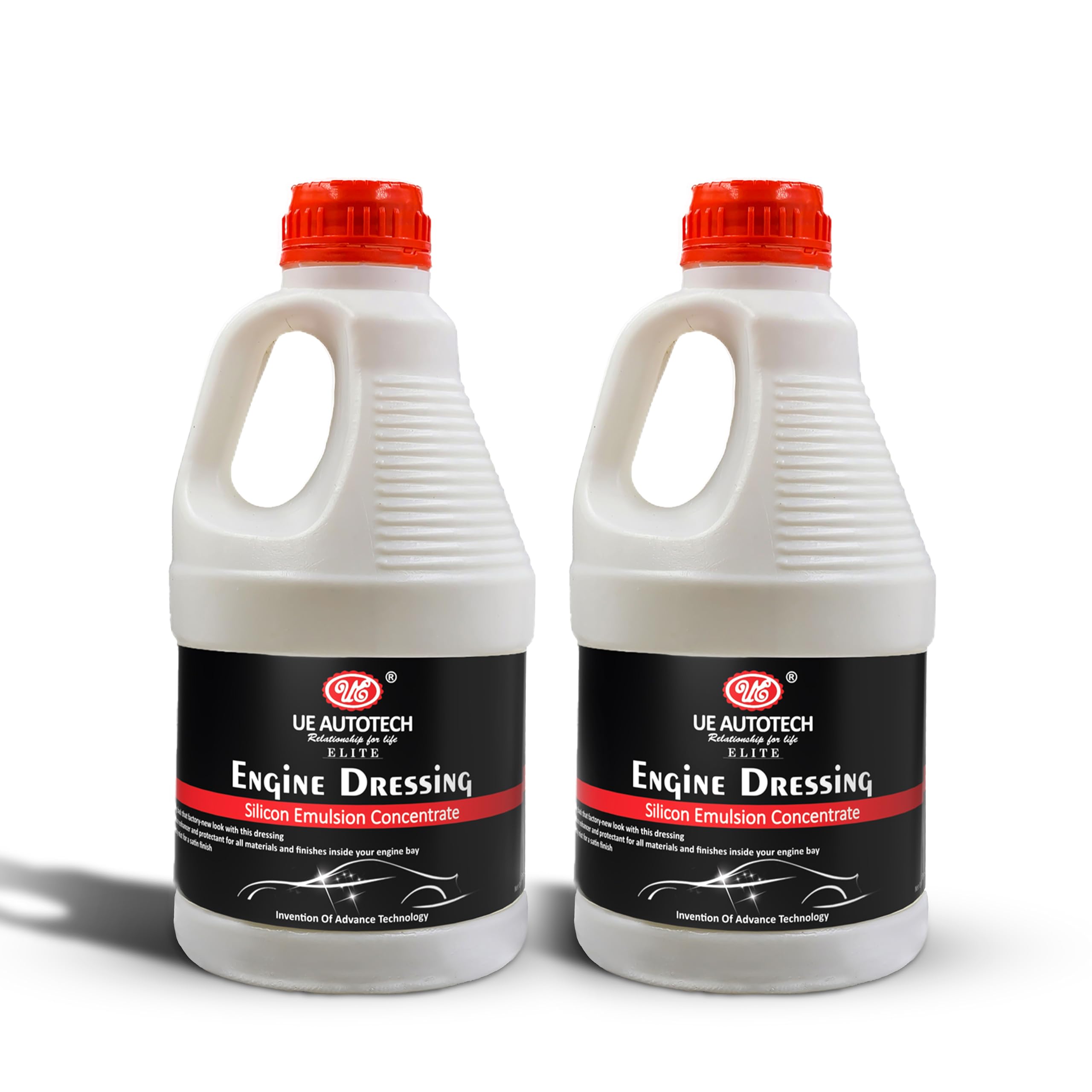 UE Elite Engine Dressing Silicone Emulsion Concentrate for Car 1 Liter Pack of 2-image-15