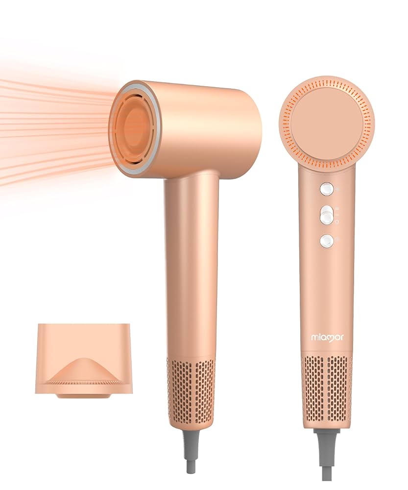 【未使用】miCOLA ION HAIR DRYER 1200W Professional Hair Dryer 1200W Folding Ion Hair Dryer with