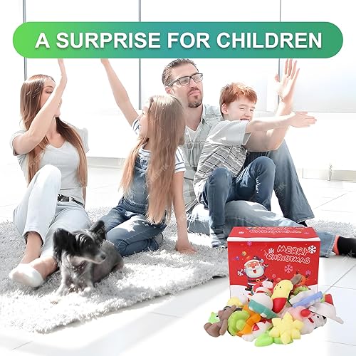 Vista 14 de Paquete de 32 juguetes esponjosos, juguetes esponjosos kawaii, recuerdos de fiesta para niños de 4 a 8 a 12 años, caja de tesoros, juguetes