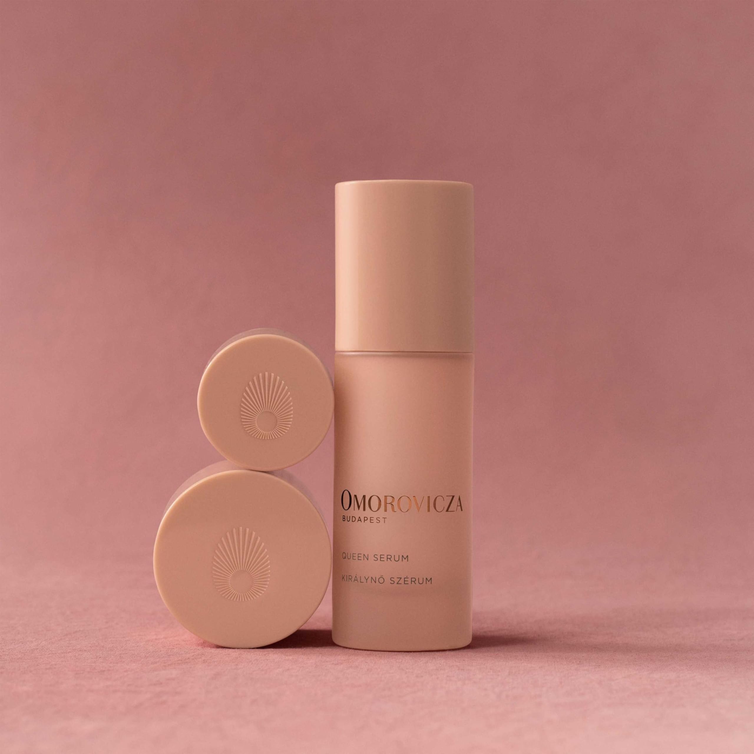 Omorovicza Daily Queen Trio, 3-Step Anti-Aging Skincare Set with Queen Essence, Queen Serum & Cushioning Day Cream to Hydrate, Firm & Visibly Reduce Wrinkles, Christmas Gifts & Stocking Stuffers