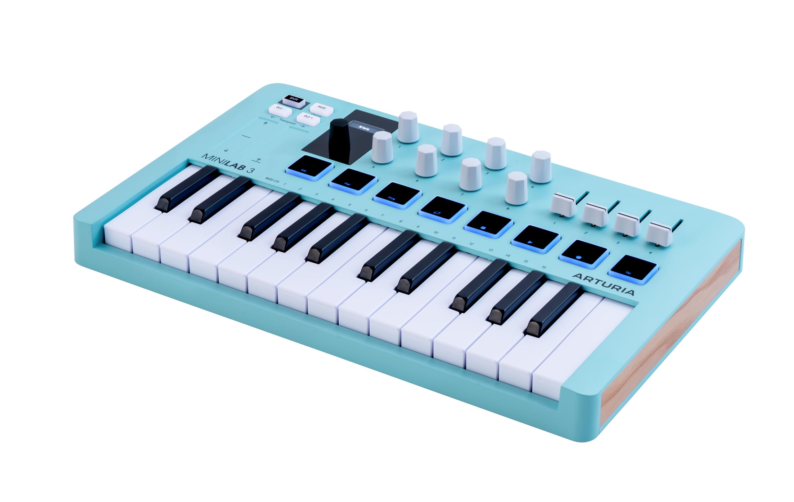 Amazon | Arturia MIDI キーボード コントローラー MiniLab 3 アクア