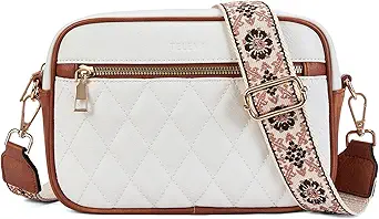 Telena Crossbody bag with quilted PU leather