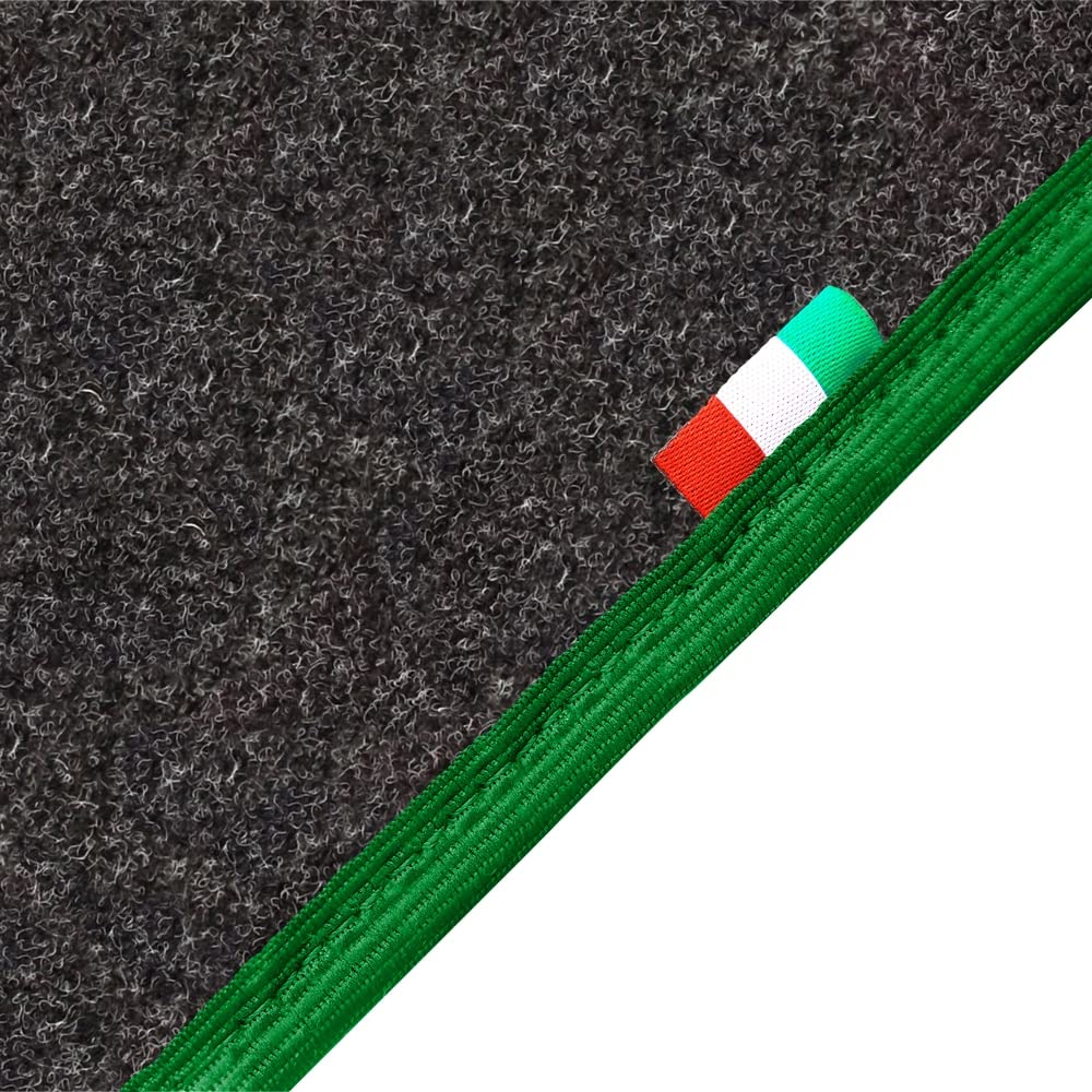 MTM Tappetini Auto Per Rover 75 (1998-2005) – Su Misura In Moquette Nera, Set Da 4 Pezzi, Made In Italy