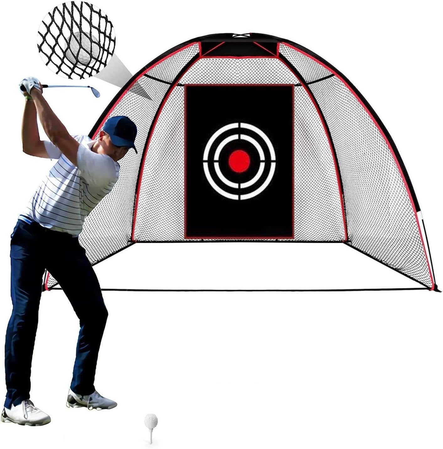 Heavy Duty Golf Practice Net, Golf Swing Net, 10x7ft Golf