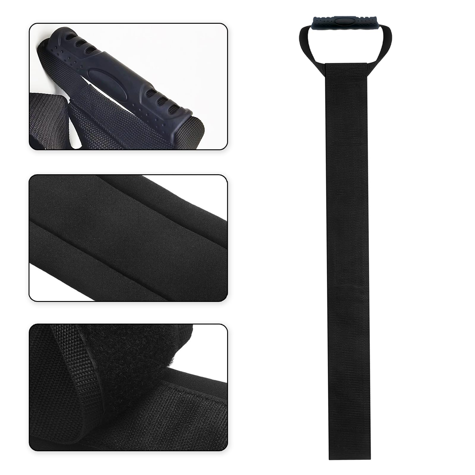 ELLENTAE Replacement Padded Kneeboard Strap Boating Shock Water for Sport Waterboarding Kneeling Boarding Knee Surfing Board Strap? Sport, Boarding/Kneeling(Black) (1)