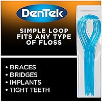 Vista 3 de Enhebradores de hilo dental DenTek para aparatos, puentes e implantes, 50