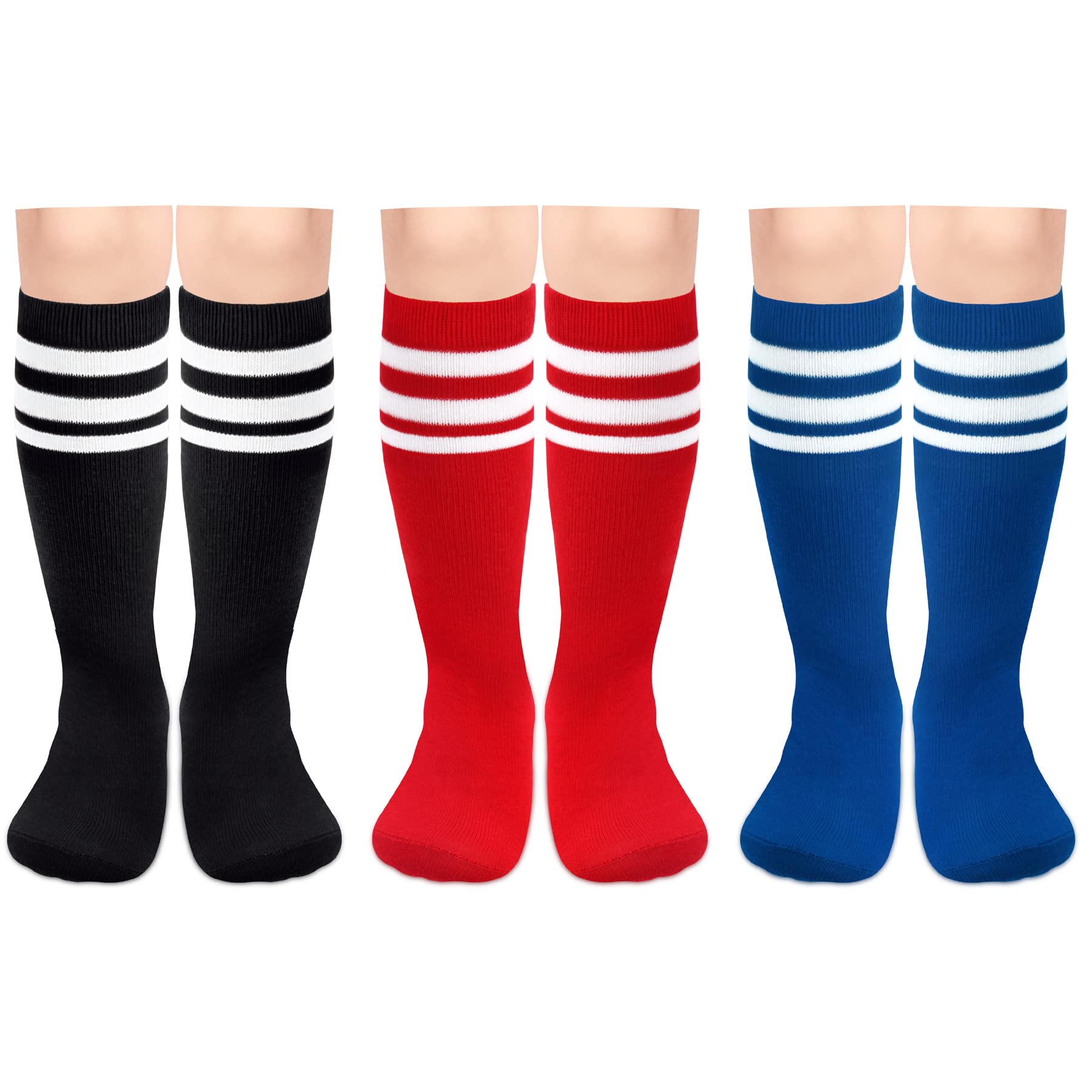 Olreco Toddler Soccer Socks Kids Baseball Socks Youth Softball Sock for Girls Boys Football Sock Boys Athletic Accessories